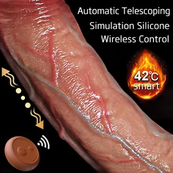 Realistic Dildo Wireless Vibrator For Women Suction Cup Dildo Silicon Rubber Penis Butt Plug Sex Toys For Women Sex Shop