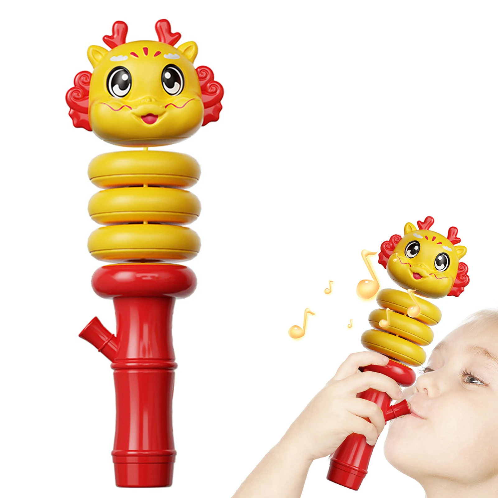 

Cartoon Swinging Snake Toy with Whistle Develop Children's Brain and Learning Educational Toy Gift for 1 2 3 Year Toddlers Kids