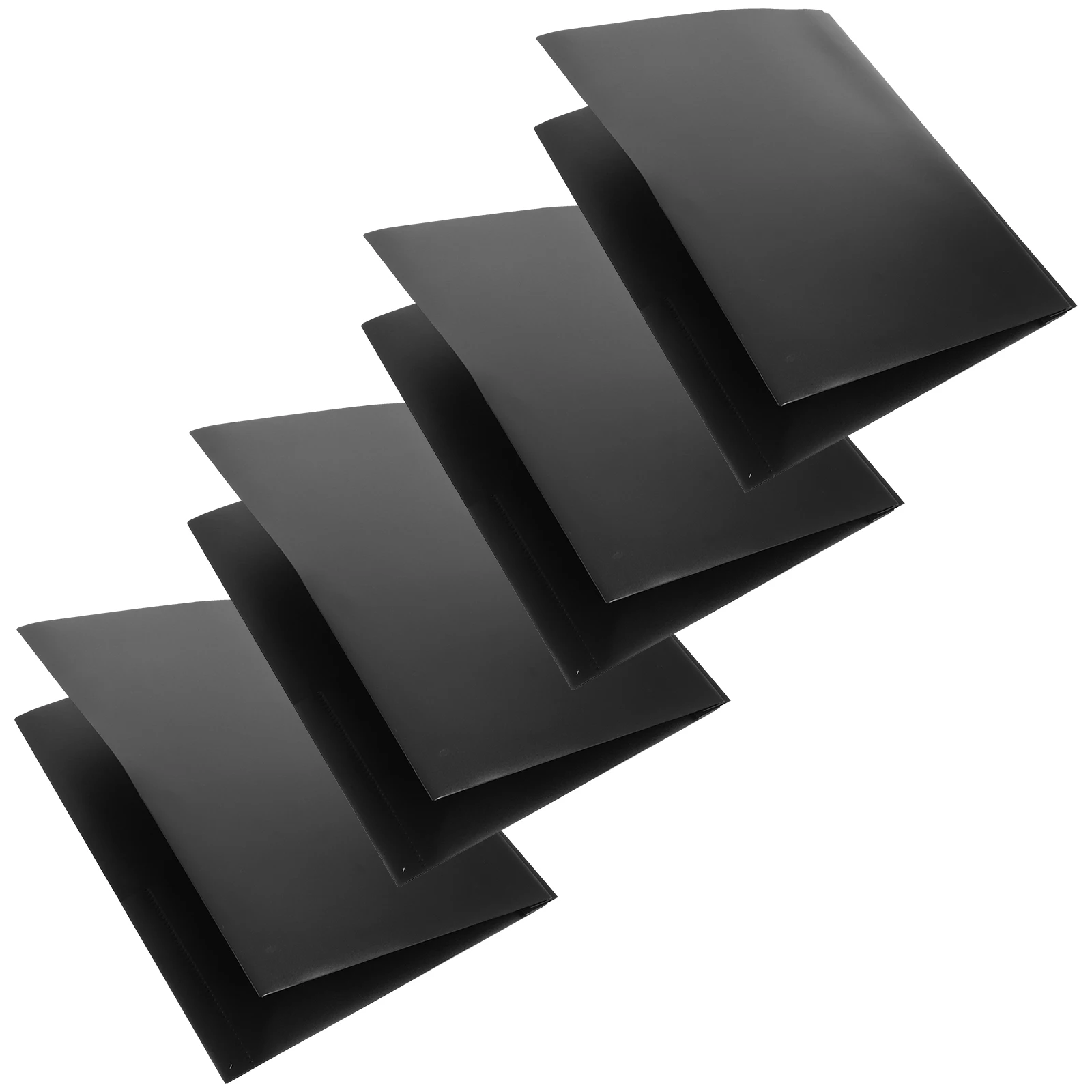 4 Pcs Folder File Folders Plastic for Documents Clear Office Transparent Manila