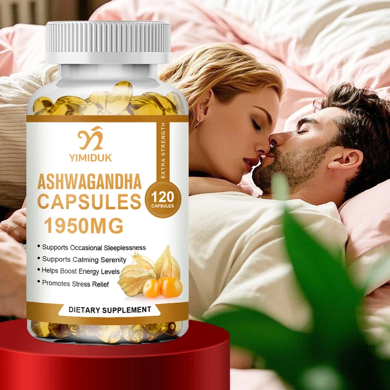 

Капсулы KSM 66, Ashwagandha — поддержка стресса, настроения и спортивности — добавка для поддержки Cortisol, без глютена, вегетарианские капсулы