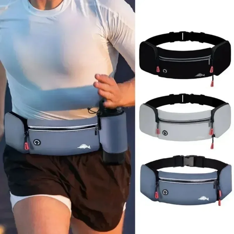 Travel Professional Multifunctional Mobile Phone Pouch Water Bottle Bag Sports Waterproof Elastic Waist Belt Waist Bag