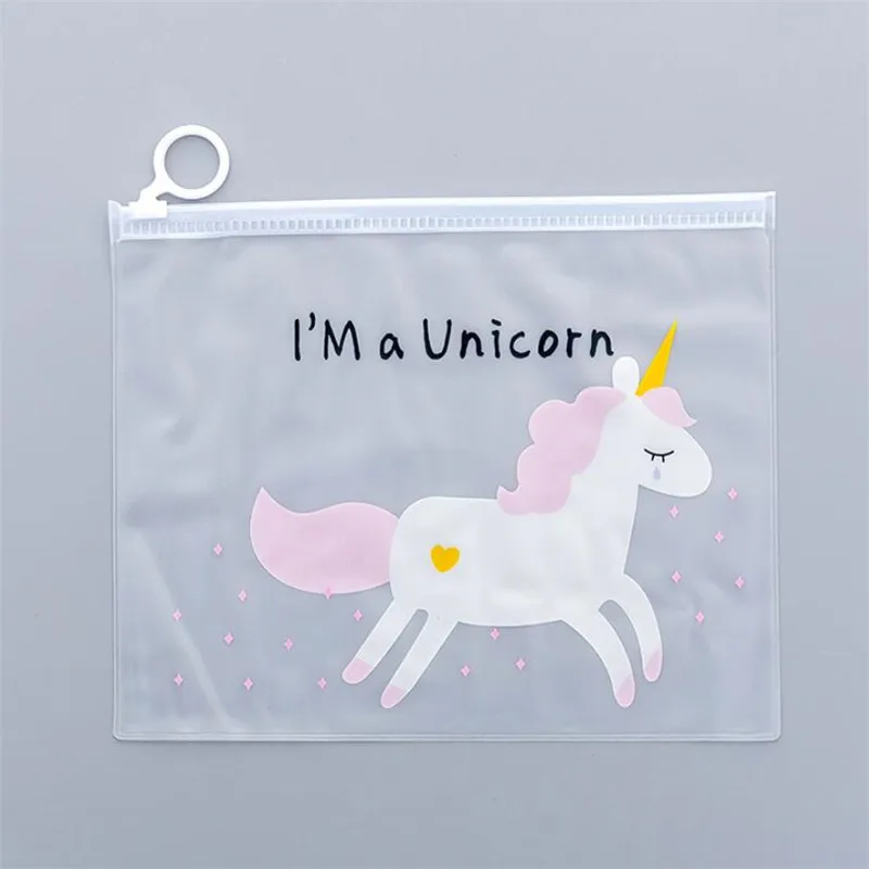 Travel Cosmetic Bags Unicorn Waterproof Transparent Women Portable Make Up Bag Toiletry Organizer Storage Makeup Bag Wash Pouch