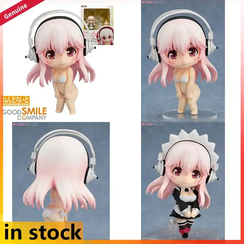 Good Smile Company Nendoroid SoniAni Super Sonico The Animation Sonico Working Set Figura de Acción Coleccionable Modelo de Juguete Estatua