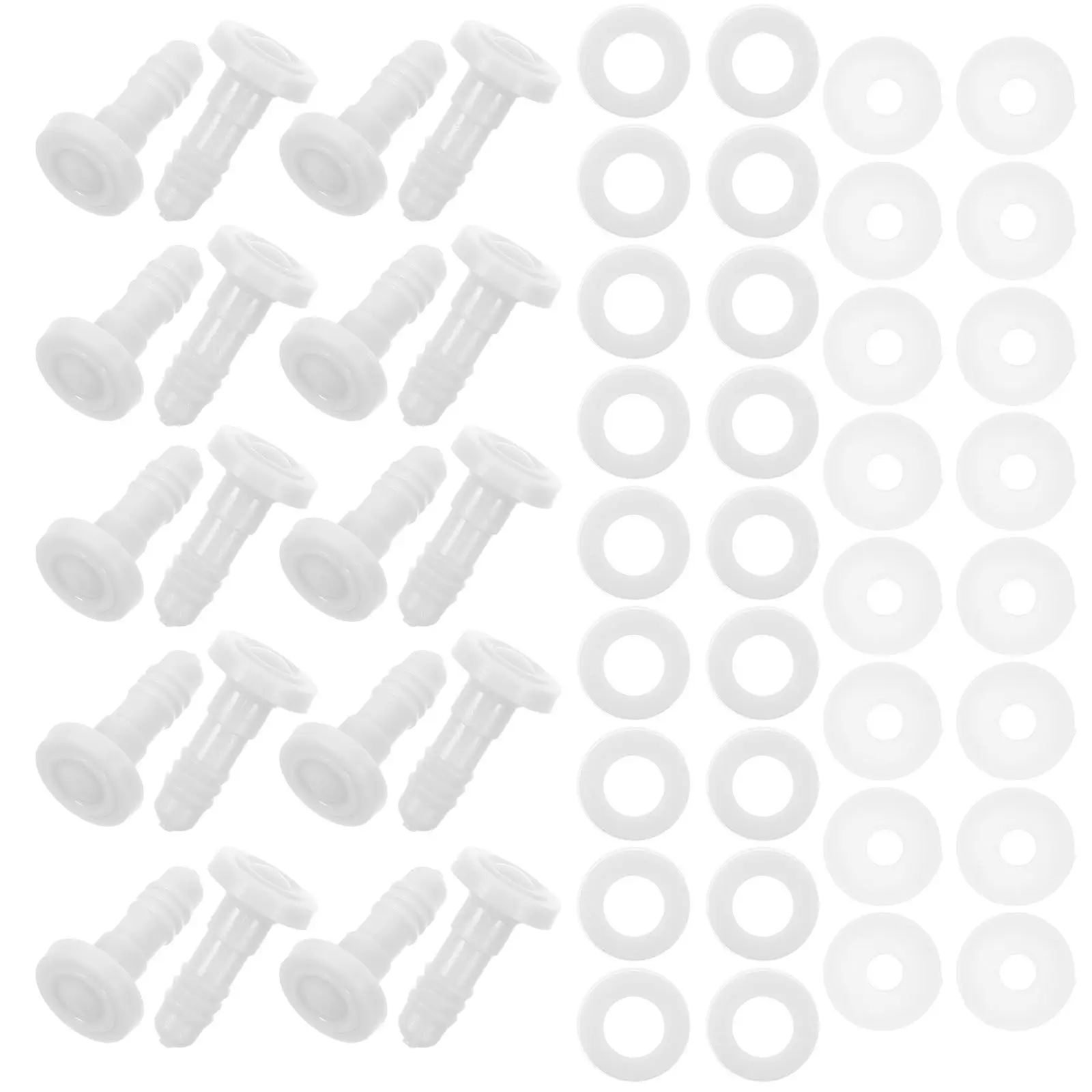 

20Sets DIY Joint Accessories Plastic Rotatable Movable Parts for Craft Making Supplies Bear Animal Creative Materials