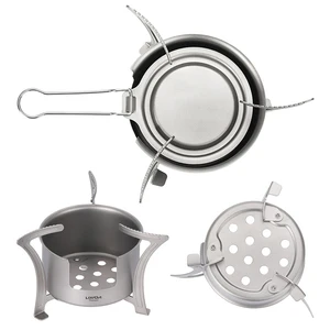 Titanium Sandbank Camping Herd Alkohol Ultraleve Mini Pocket Outdoor Folding Herd Hauptverkäufe nautischer Gasherd - №4