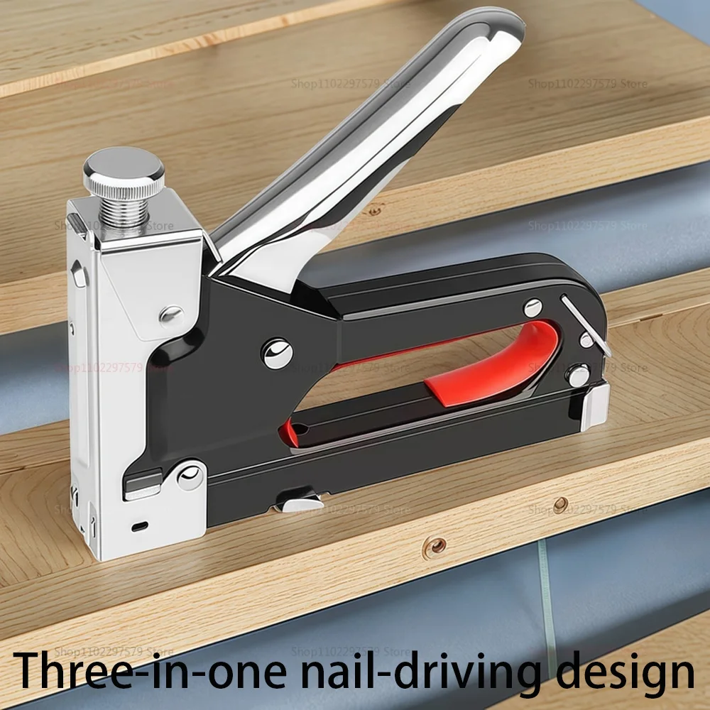 

3 в 1, пистолет для гвоздей, сделай сам, строительный степлер для мебели, степлер для обивки с 3000 скобами, домашний декор, столярные инструменты