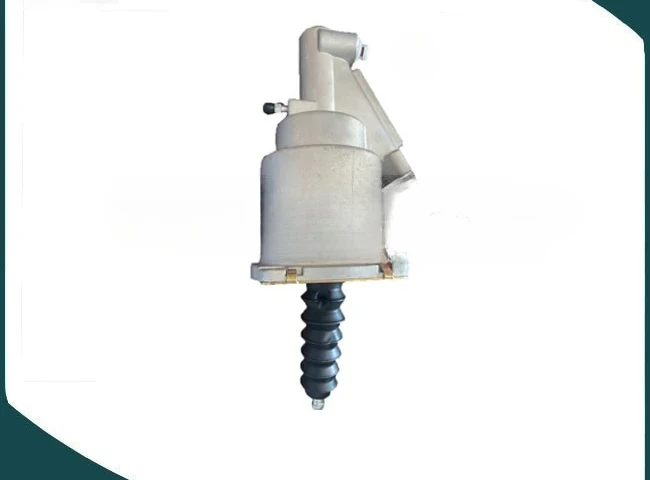 Supply truck brake system clutch booster