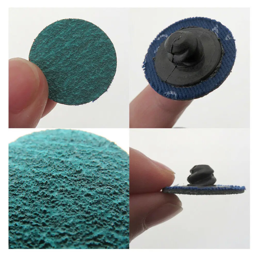 1นิ้ว25มม.120 240กรวดประเภท R เปลี่ยนแผ่นขัด Abrasive Roll ล็อคอลูมิเนียมออกไซด์กระดาษทรายขัดกระดาษทรายแผ่น