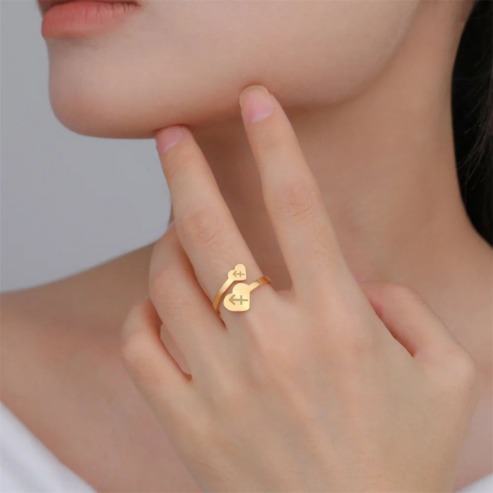 My Shape 12 Constellation Rings Aries Leo Virgo Libra Capricornus 12 Zodiac Sign Finger Ring Stainless Steel Jewelry Birthday