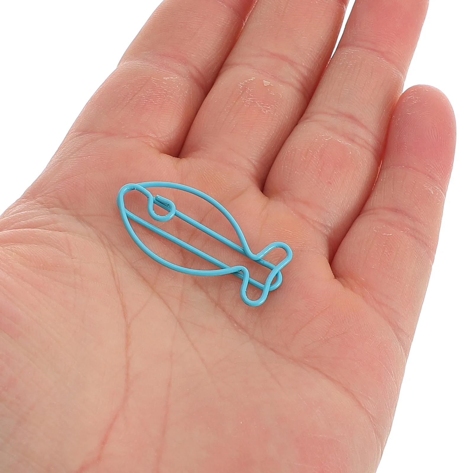 

30Pcs Charming Fish Shaped Paper Clips: Animal-Themed Stationery For Office Supplies And Document Management