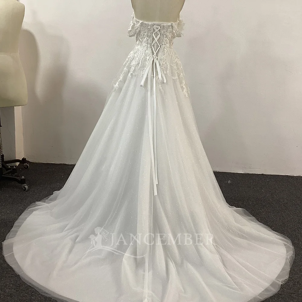 Bohemia Wedding Dresses Vintage Bridal Gowns Robes Backless Off The Shoulder A-line Vestidos De Novia Customized