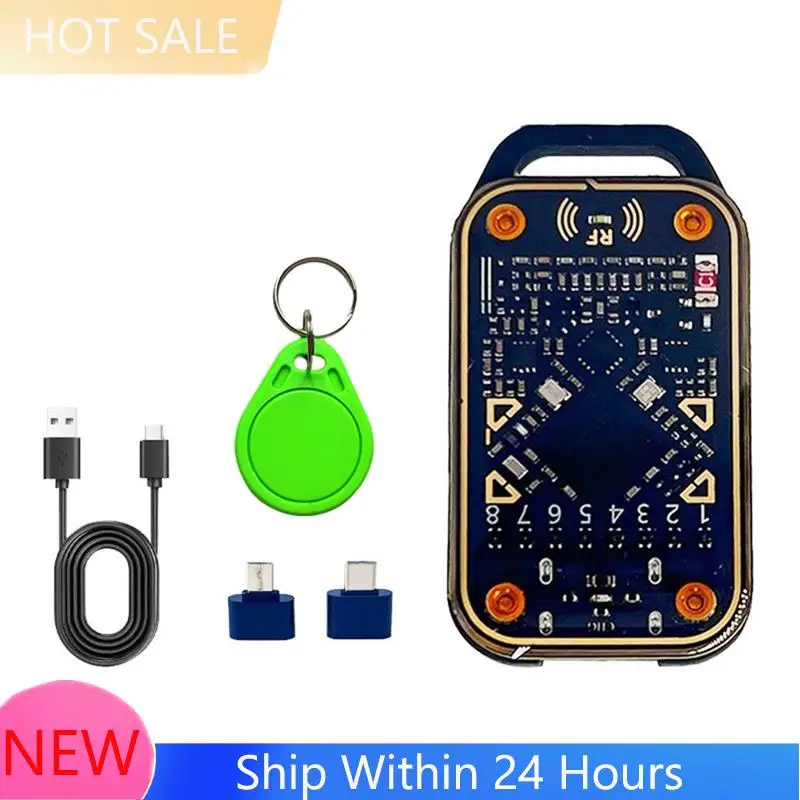 

~【IN Stock】Restart Chameleon Ultra Smart Chip Reader+UID Keychain RFID Emulator 125K 13.56M NFC Decode Card Duplicator
