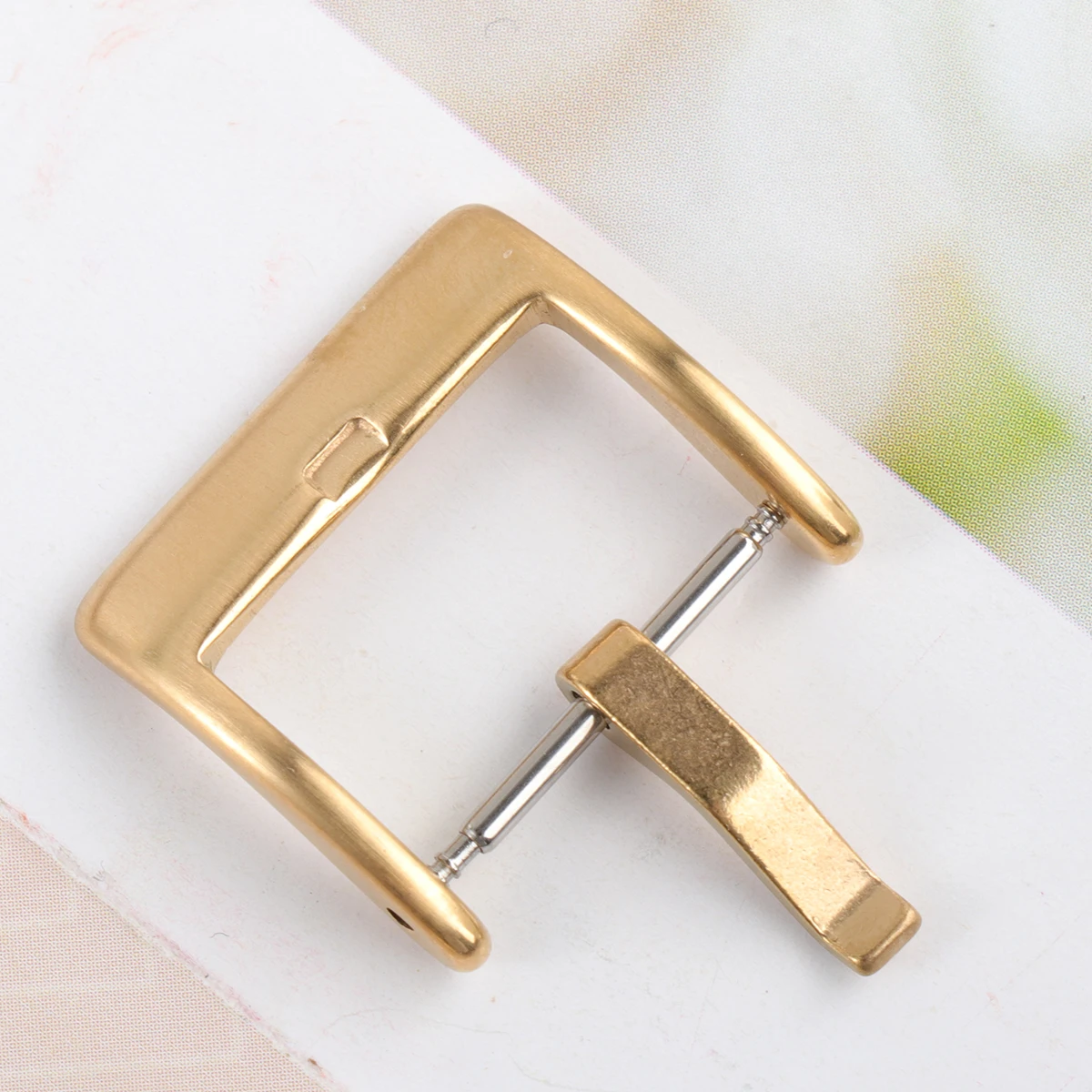 

2 Pcs Strap Buckle Stainless Steel Watch Band Fasten Loop Buckles for Watchstraps