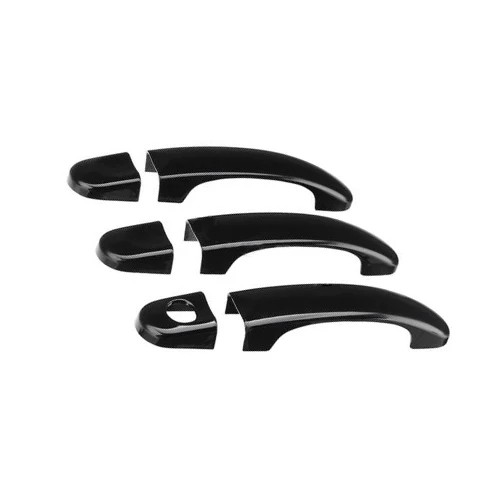 

For VW Transporter T5 T6 2003 - 2009 Caddy 2004-2015 Carbon Gloss Black Outside Exterior Door Handle Cover Set Car Accessories