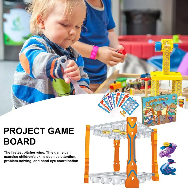 Kids Launching Toys Funny Table Game Toy Set Interactive Toys Multiplayer Family Game Set Children Outdoor Game Toys Board Games