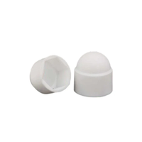 10/20pcs White Plastic Hex Bolt Caps M4 M5 M6 M8 M10 M12 Screw Covers for Furniture Playground Outdoor Equipment Protection