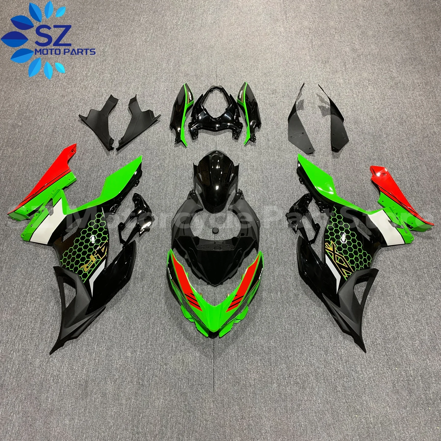 

New ABS Motorcycle Fairings Kit for KAWASAKI Ninja400 EX400 2018-2024 NINJA400 18 19 2020 2021 2022 2023 24 Bodywork fairing Kit