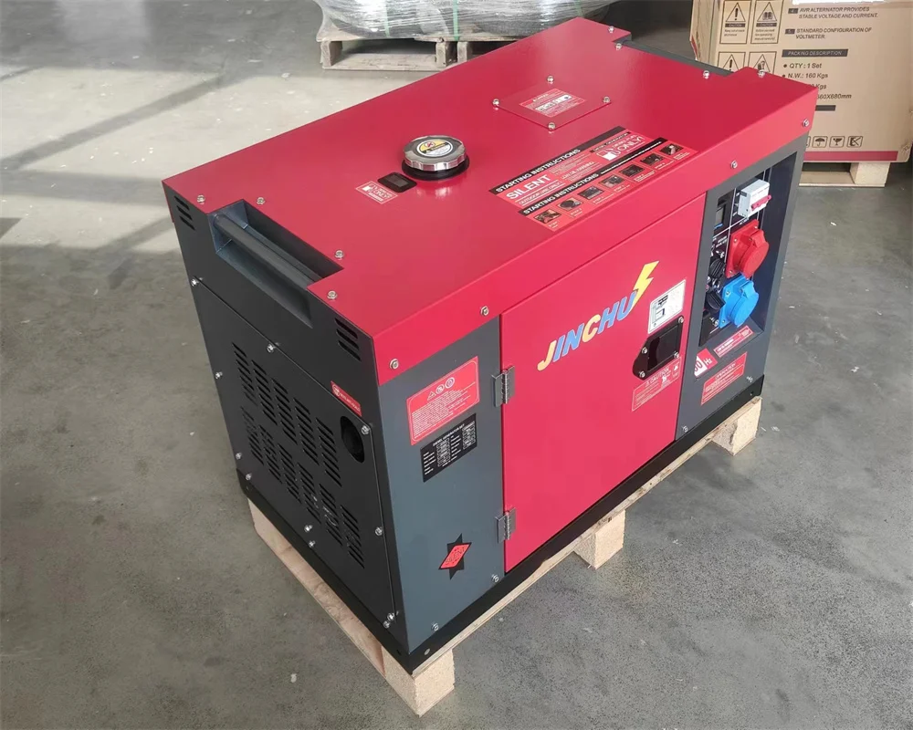 

Small 6KVA 8KW 9KVA 10KVA Single 3 Phase Soundproof AC DC Home Diesel Generator Set Electric Diesel Power Inverter 5-10KW