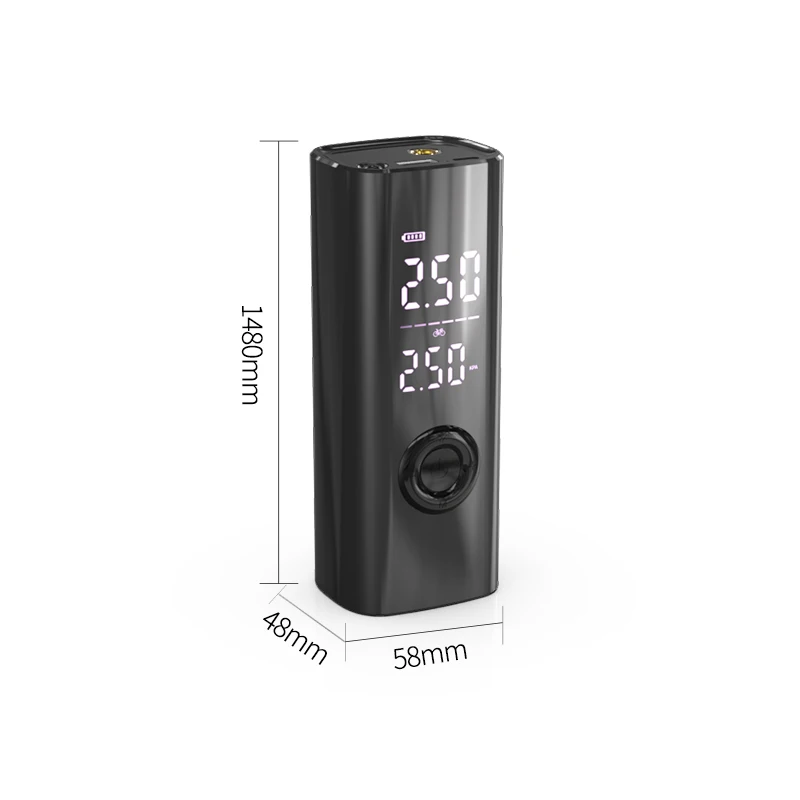 12V 150PSI Mini Battery Rechargeable Digital Tire Inflator Wireless Portable Car Bike Bicycle Compressor Electric Air Pump