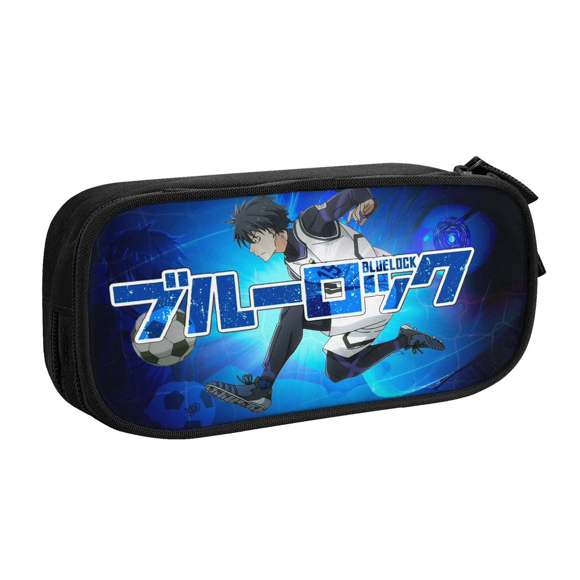 Estuches para lápices de Anime Blue Lock, cajas para bolígrafos clásicas, bolsas para estudiantes, gran capacidad, suministros escolares, regalos, estuches para lápices