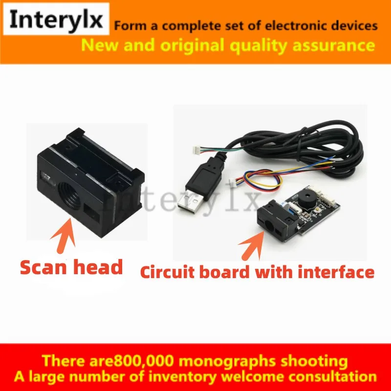 1Pcs/Lot GM65 image barcode QR code scanning recognition module embedded/1D 2D barcode reading module