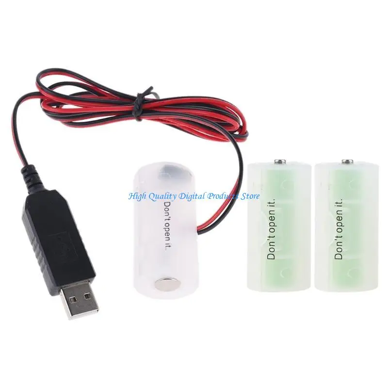 U2JE Battery USB Power Supply Cable Battery for LED Strip Light Calculator
