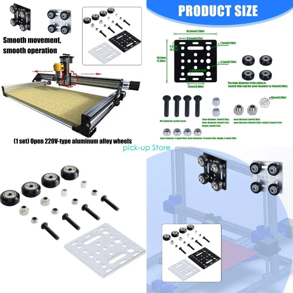 

Q5WA V Колесная система V System v Gantry Plate для 2020V Слот -алюминиевые экстраогии