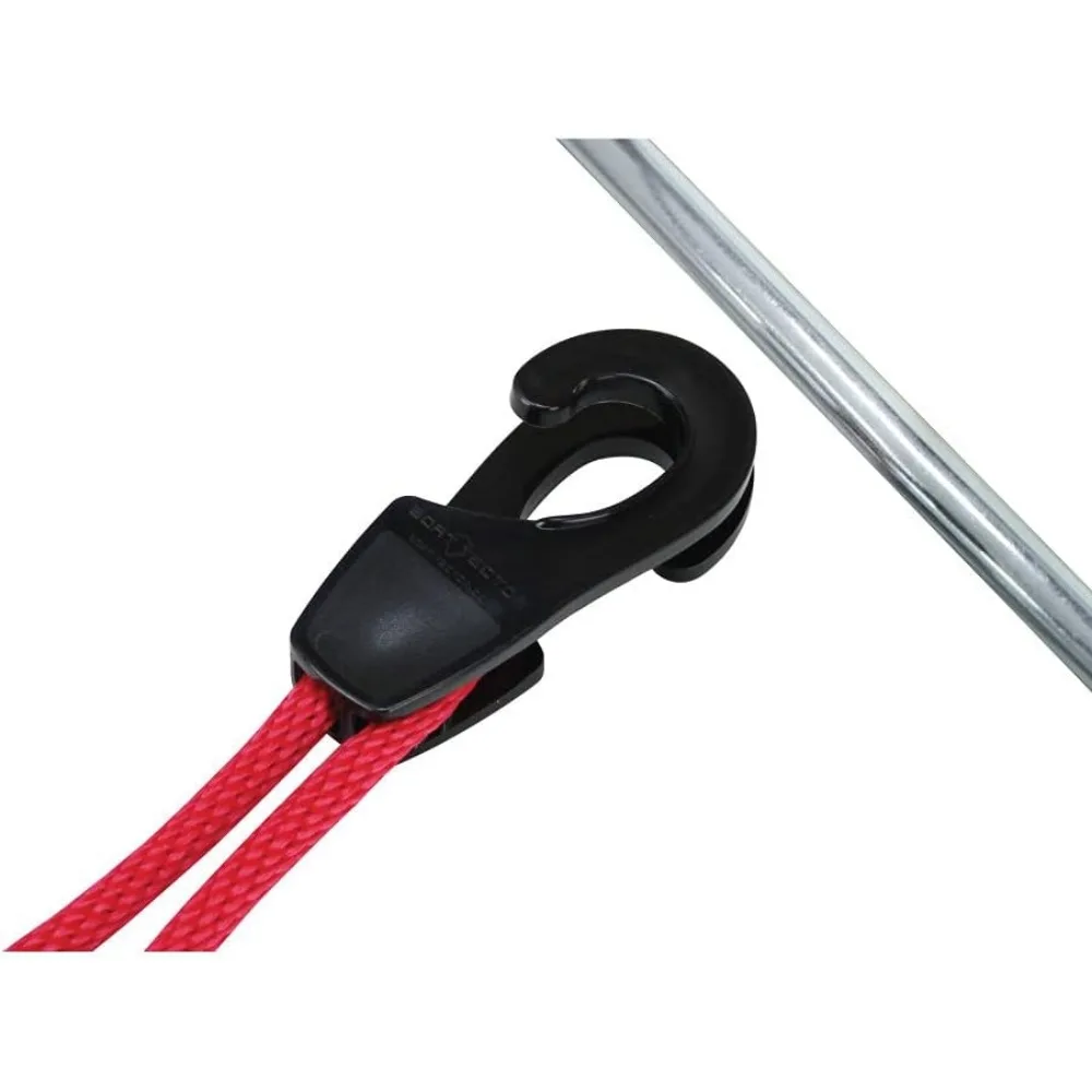 Cabides para pára-choque de trilho de barco, 1" pretos, pacote de 2 de valor para proteção marítima