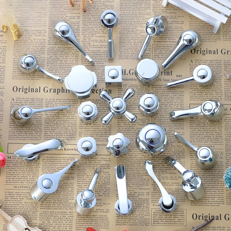 Faucet Handle Switch Handle Accessories Triangle Valve Small Spout Sink Basin Single Cold Quick-Open Valve Core Handwheel