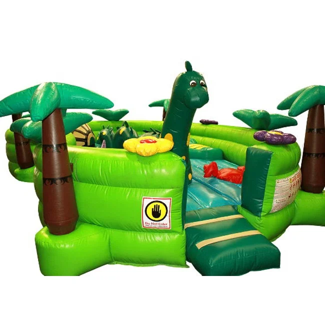 Hot Sale Inflatable Bouncy House Dinosaur Bouncer Air Castle for Sale with Inflatable Cartoon PVC Pastel Coloured Bouncy House