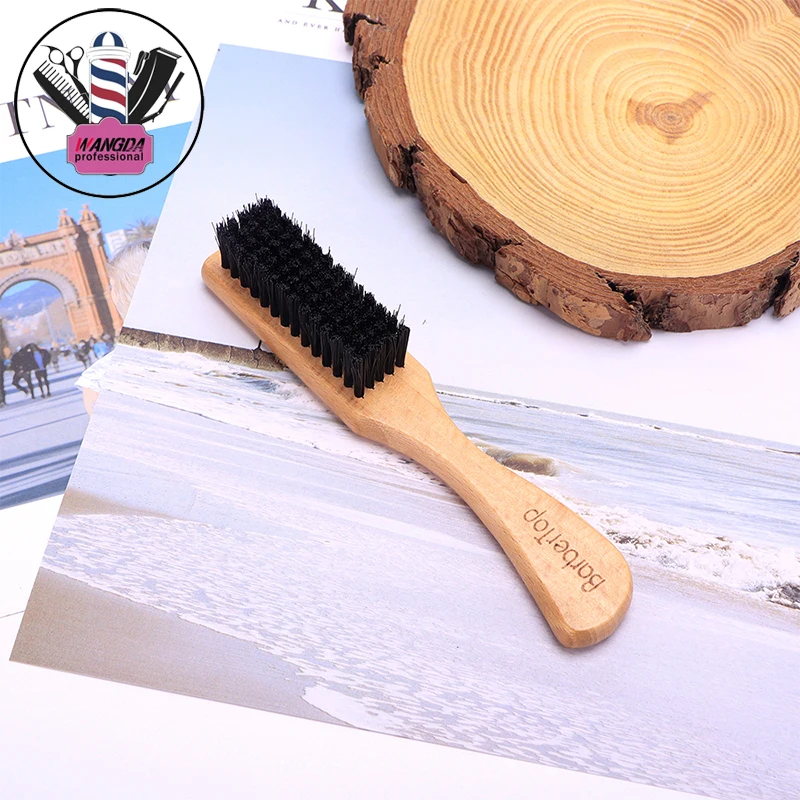 

Hair Salon Coiffeur Soap Foam Shaving Brushes Barber Shop Men'S Facial Duster Natural Boar Bristle Beard Brush