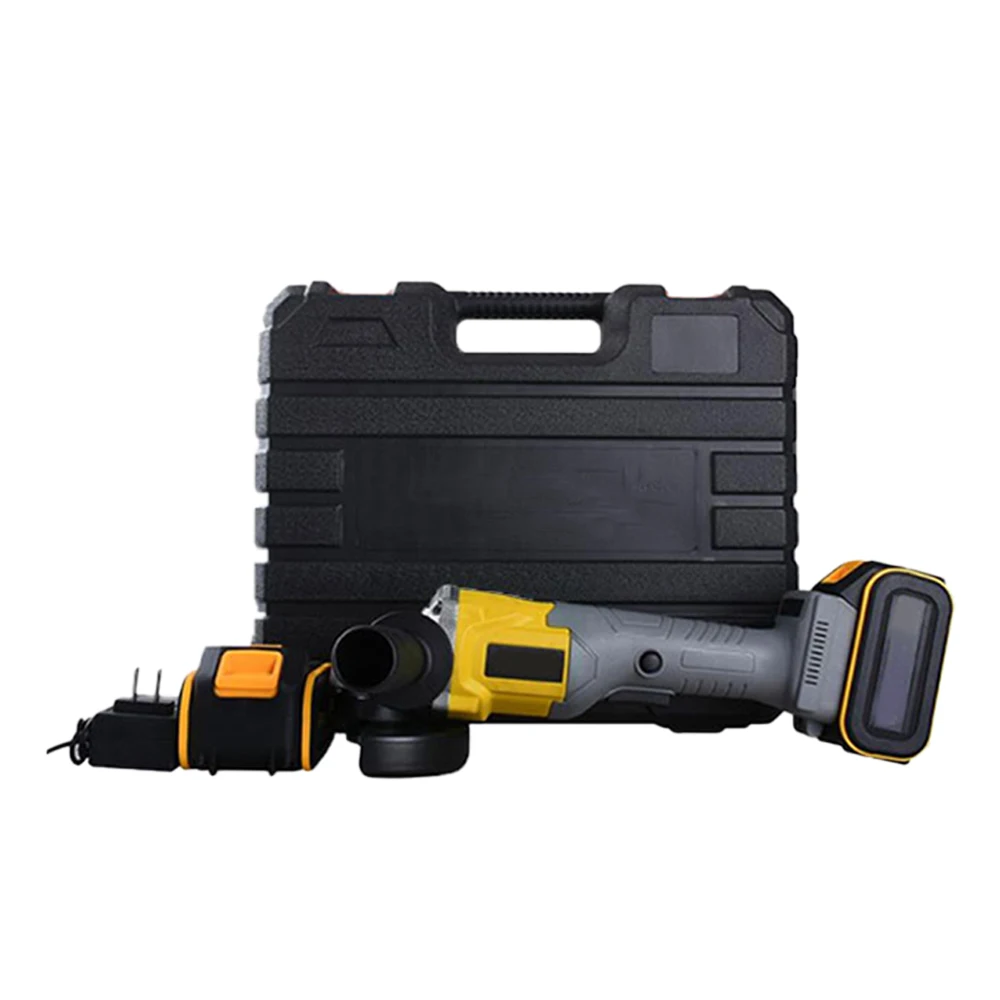 

Lithium Electric Power Tool Brushless Cordless Battery Powered Angle Grinder 21V electric Angle Grinder