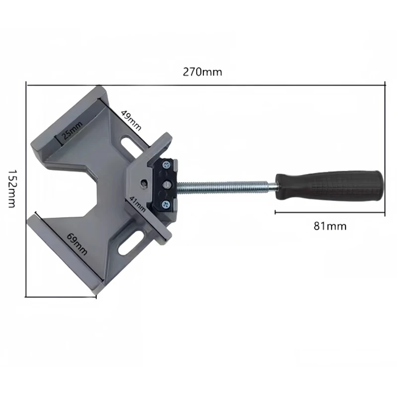 Fixador de ângulo reto, soldador de cola, fixação de tanque de peixes, braçadeira de ângulo reto, ferramenta de soldagem elétrica, braçadeira para trabalhar madeira