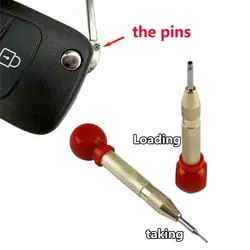 2PCS Replacement Pins Quick Taking and Loading Folding Remote Control Key Fixing Pin Tools