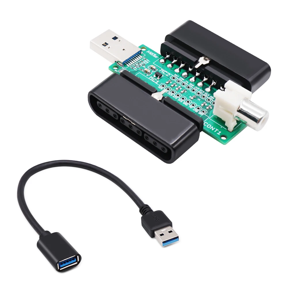 For SNAC Playstation PSX Controller Converter Adapter with USB 3.0 Cable for MiSTer FPGA Analog Digital IO Board Accessory