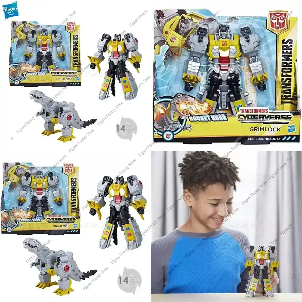 

Special Offer In Stock Original Hasbro Transformers Cyberverse Grimlock Action Figure for Kids Collectible Toy Gift