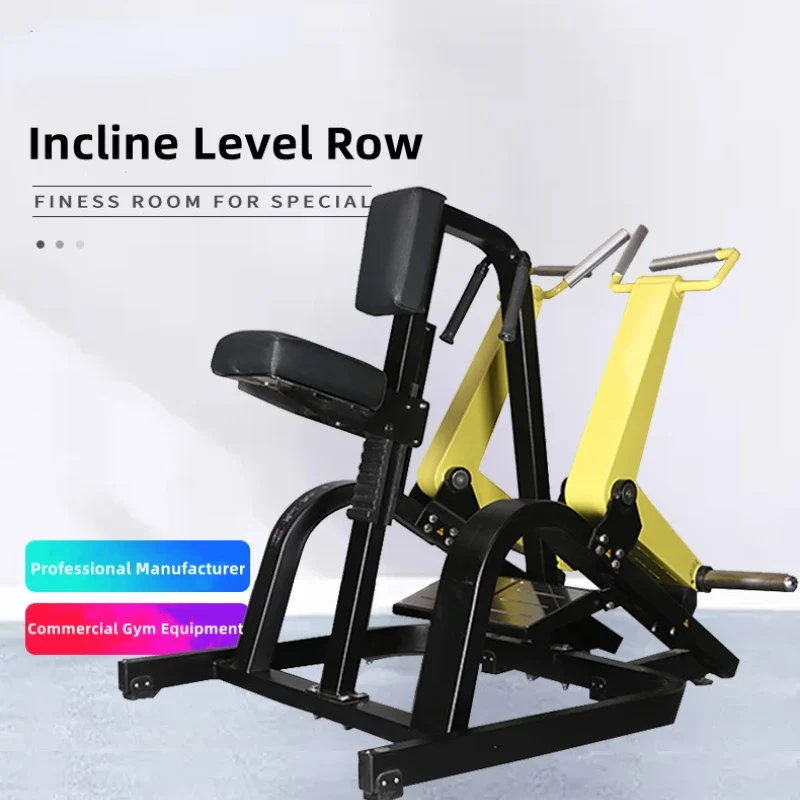 830 Amazing Gym body building equipment incline level Row machine low price to sales