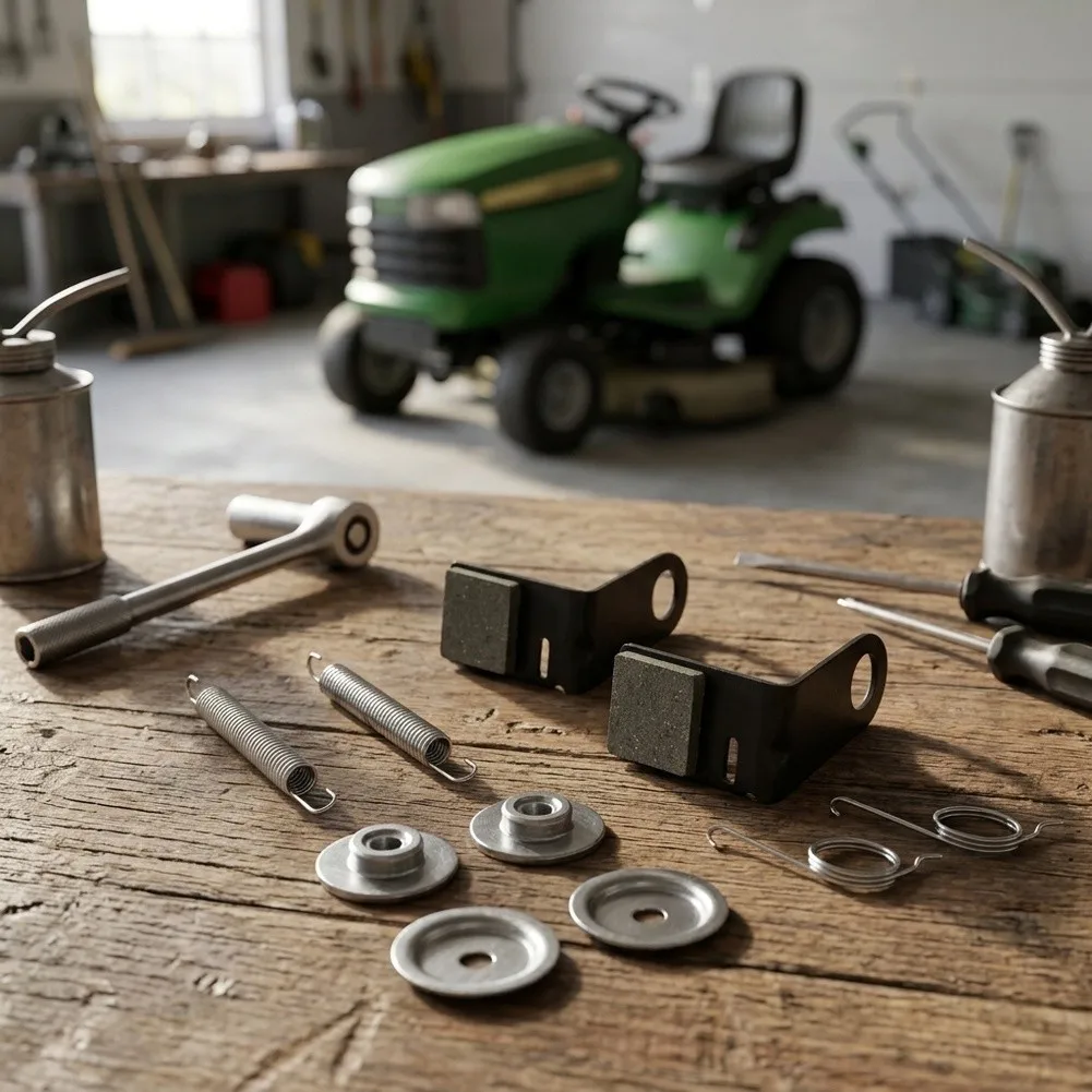 As Shown Brake Pad Kit GY21943B Replacement High-performance Friction Material Complete Hardware Included For LA Series Tractors