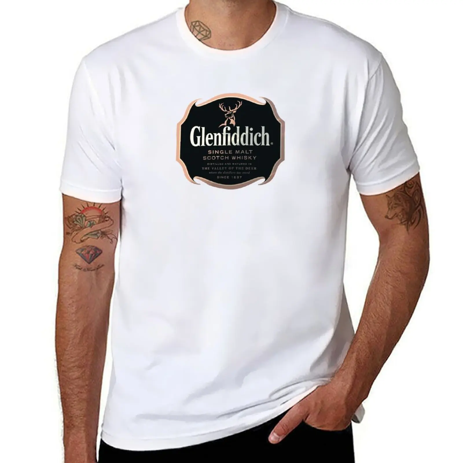 

Glenfiddich Distillery T-Shirt man tshirt t shirts for man graphic tees T-Shirt