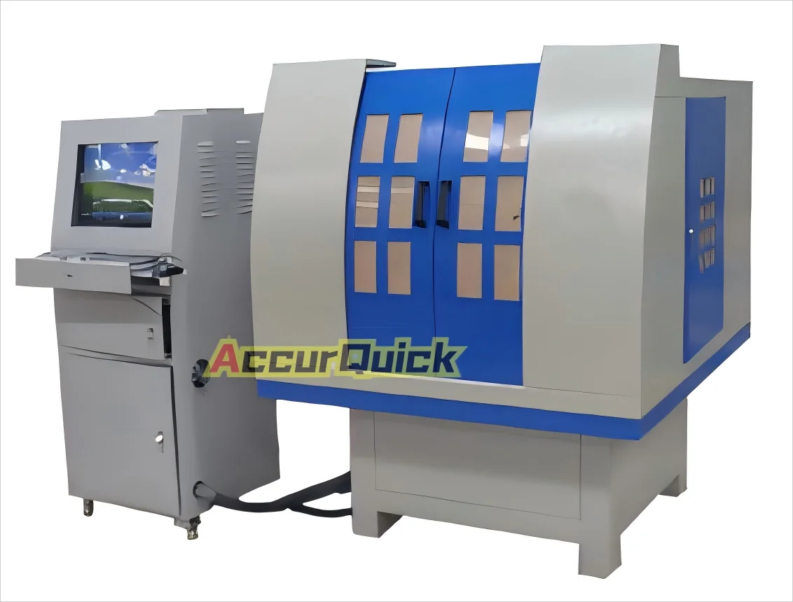 

AccurQuick Mould Making 6060 Metal Engraving Milling Carving CNC Router 6060 with Full Shell