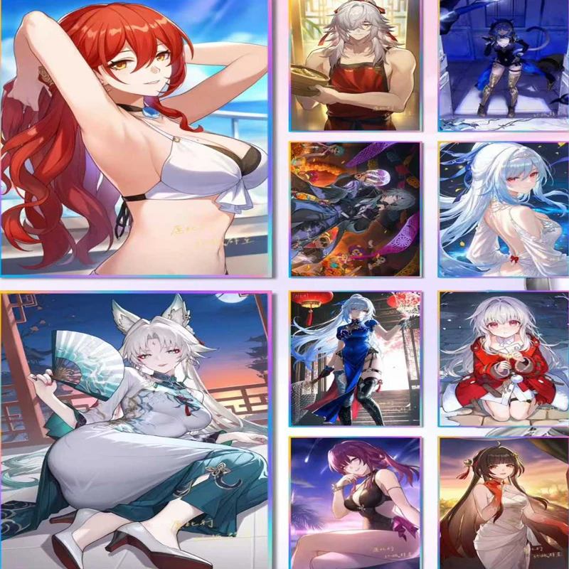 116 stks/nieuwe Honkai Star Rail Collectible A5 Size Kaarten Limited Edition Hot Koop Exclusieve Ontwerpen Folie Stempel