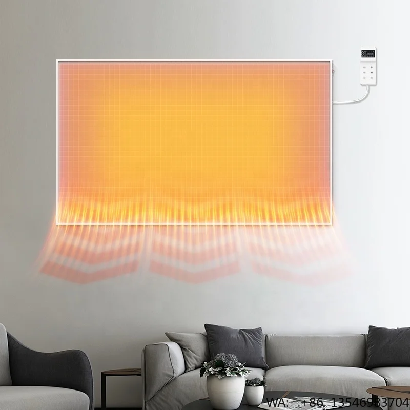 Carbon Crystal Infrared Wall Panel Heater 360W for Space Saving Home Heating