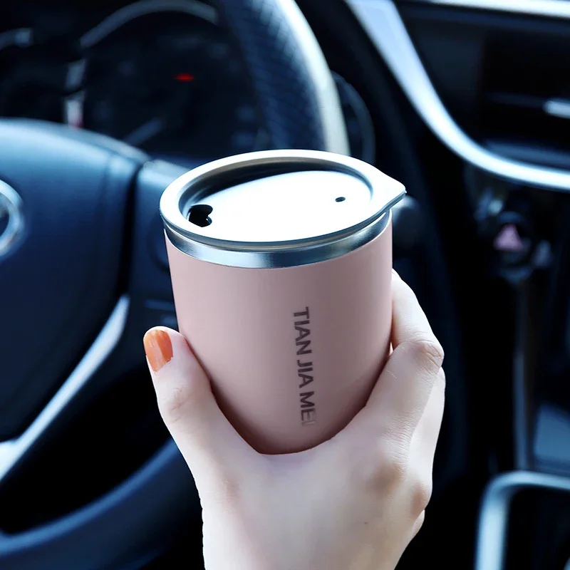 Stainless Steel Coffee Mug Leak-Proof Thermos Travel Thermal Vacuum Flask Insulated Cup Milk Tea Water Bottle Tumbler Drinkware