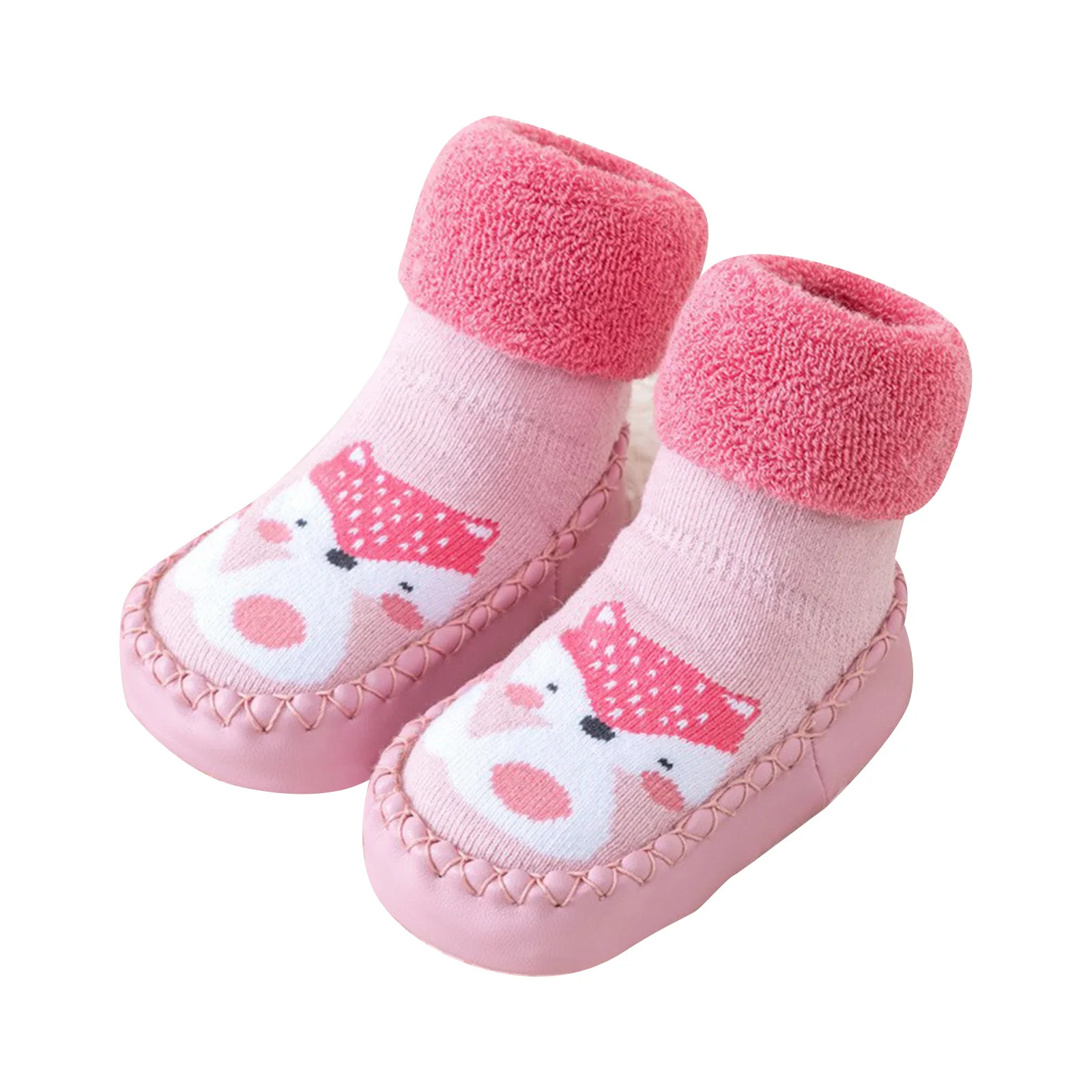 

Newborn Baby Autmn and Winter Cartoon Pattern Thickened Cotton Socks Fashion Casual Soft and Comfortable Toddler Floor Socks