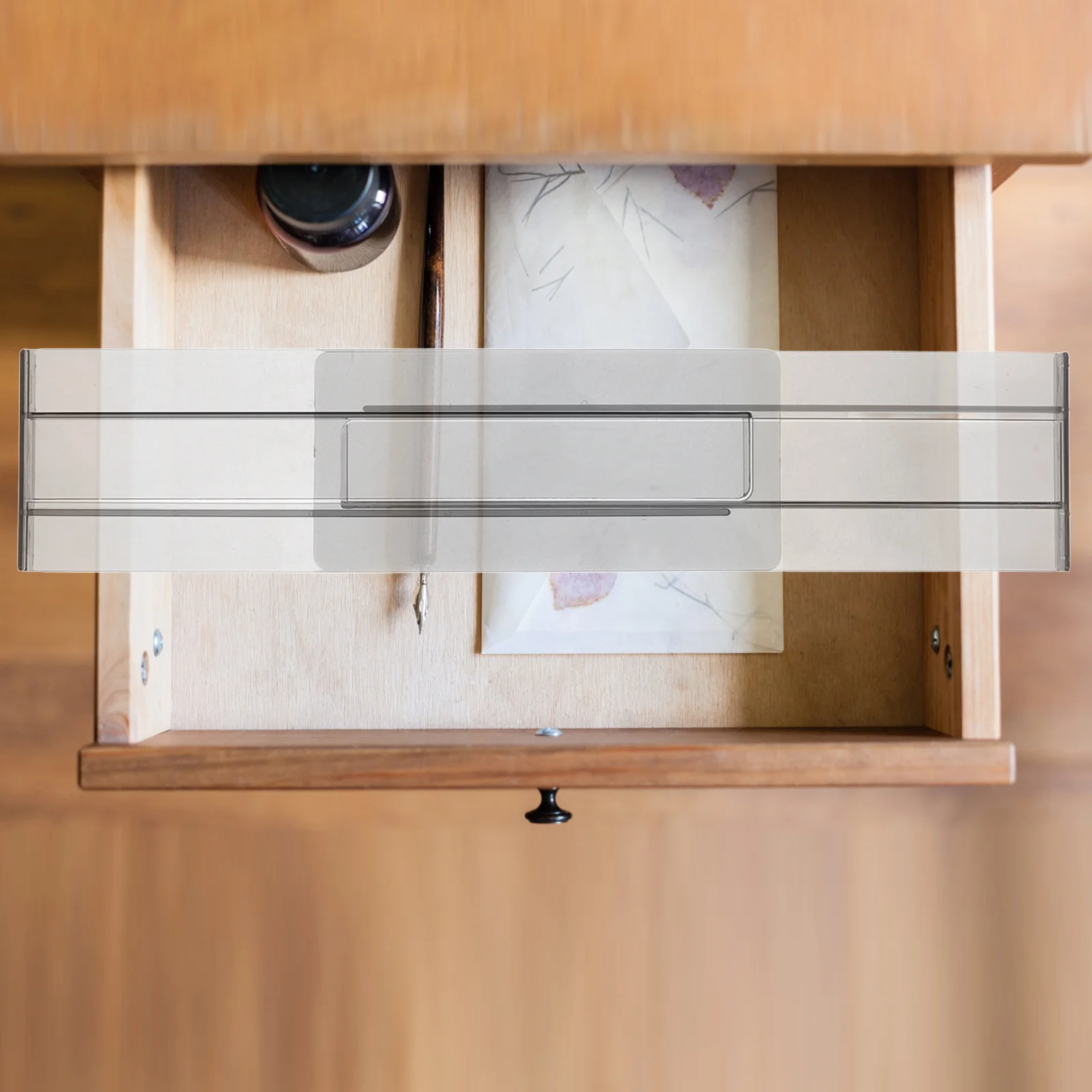 

Adjustable Clear Plastic Drawer For Dresser Closet Storage Expandable Separators Underwear Socks Clothes Dividers For