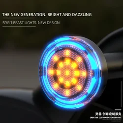 Suitable CFMOTO motorcycle decoration LED light highlight warning light accessories 12V spirit beast external auxiliary light