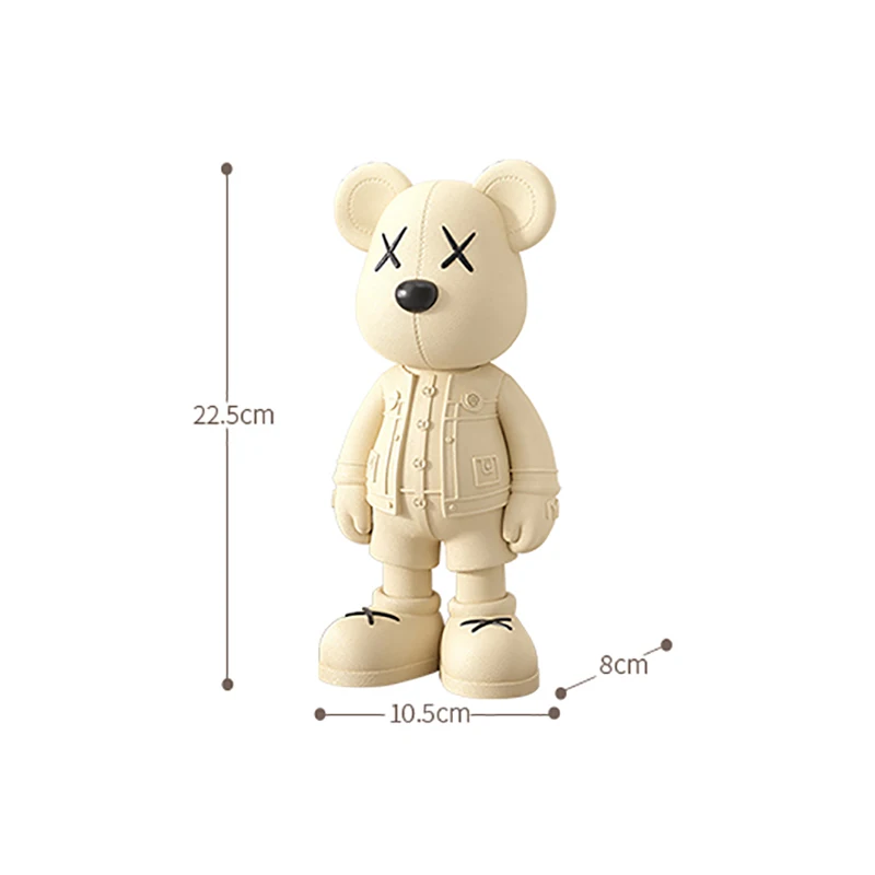 Cartoon Bär Figur Harz Modell Spielzeug Sammler Garage Kit Action Bär Figur Puppe Sammlung Spielzeug