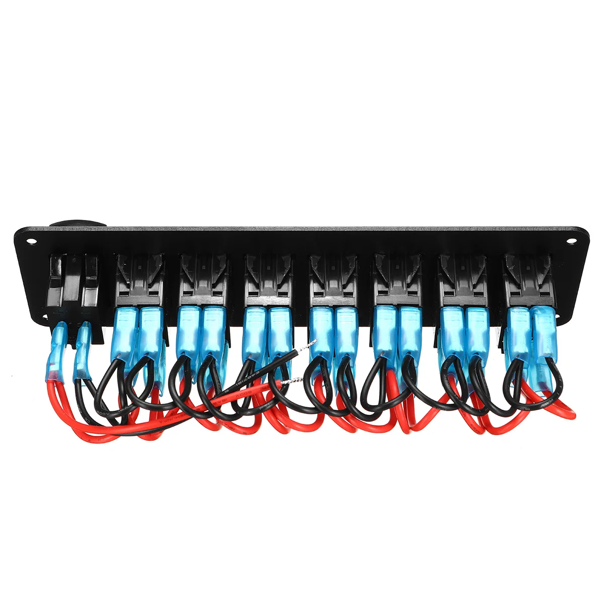 8 عصابات LED لوحة التبديل التلقائي 3 في 1 12 فولت/24 فولت العالمي تبديل الروك التبديل لوحة التحكم لشاحنة قافلة البحرية UTV ATV SUV