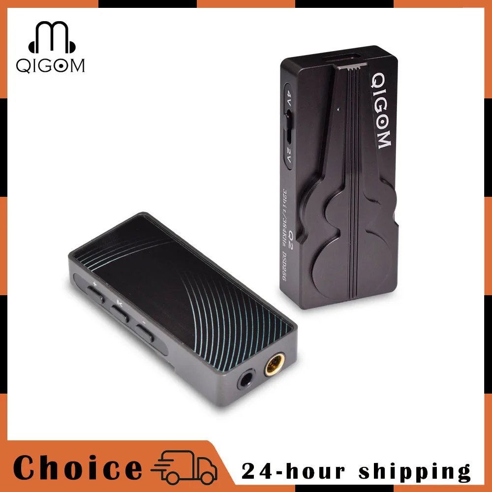 

QIGOM Q2 Mini Headphone Earphone Amplifier, for 16Ω~600Ω, Support PCM DSD, Reduces Noise And Distortion, 3.5/4.4MM