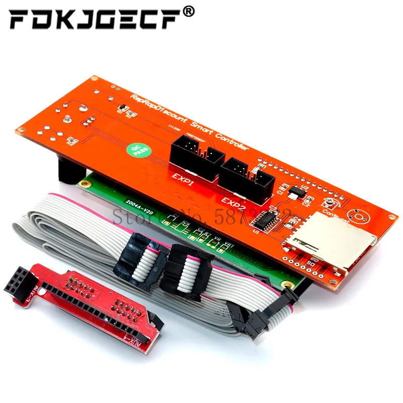 3D 2004 LCD 12864 Display 3D Printer Reprap Smart Adapter Controller Reprap Ramps 1.4 1.6 Mega2560 board 2004LCD Control